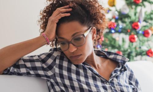 depressed woman