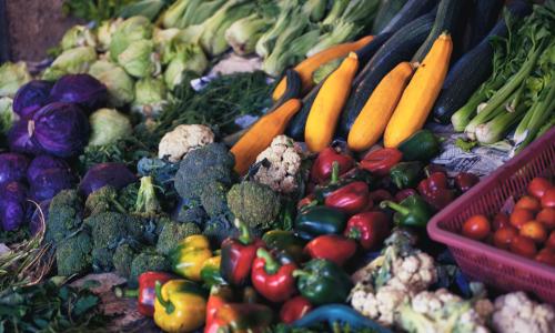 array of various vegetables
