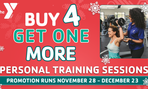 Personal training holiday special. buy 4 get one more.