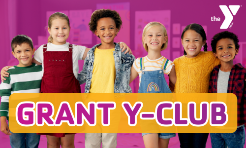 Y-Club graphic with kids smiling