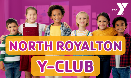 Y-Club graphic with kids smiling
