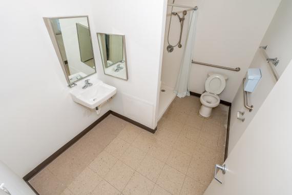 bathroom after