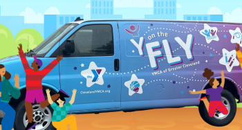 Y on the Fly van out in the community
