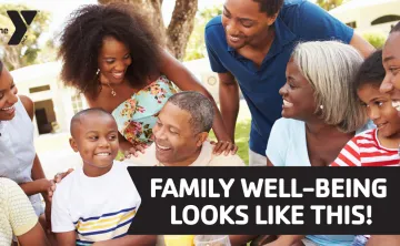 three or four generations of family enjoying eachother